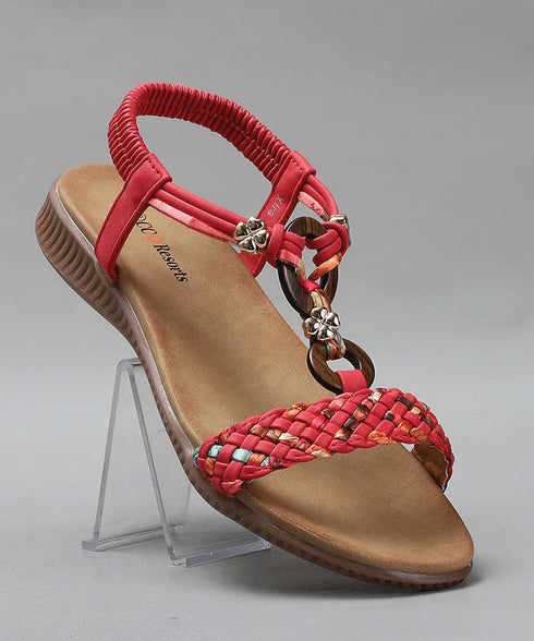 CC Resorts Xtra Sandal - Red Multi