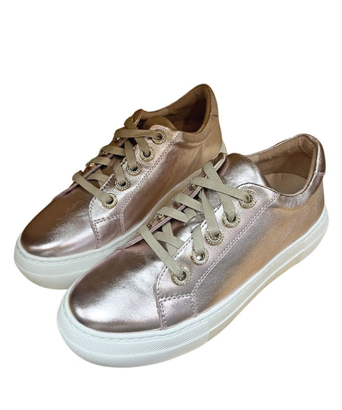 Gelato Zilch Lace up Sneaker - Rose /Gold