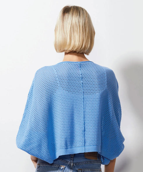 Zaket & Plover Holey Shrug - Chambray