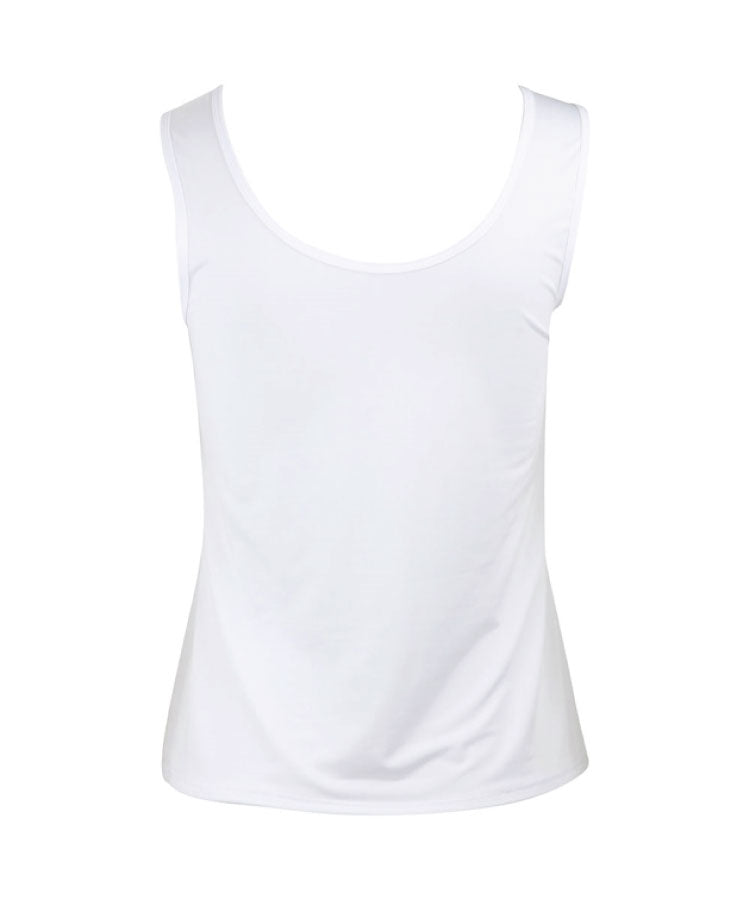 Lace Detail Singlet Offwhite