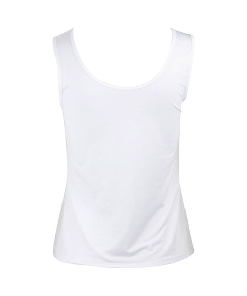 Essence Lingerie - Cutaway Lace Singlet -White