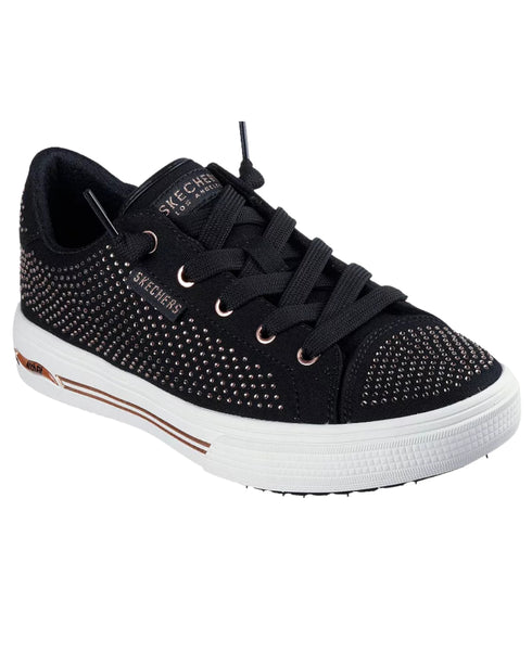 Skechers Arch Fit - Gem Steps - Black/Rose Gold