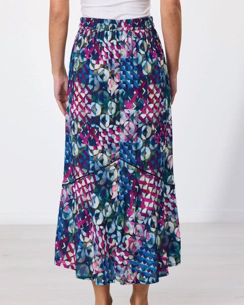 New Port Splendour Print SKIRT