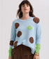 LD+C Spots Intarisa Jumper LC7770 - Sky