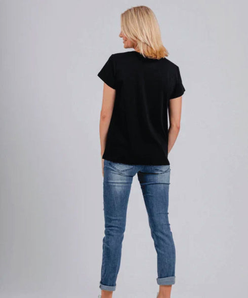 Mi Moso Staple Tee - Black