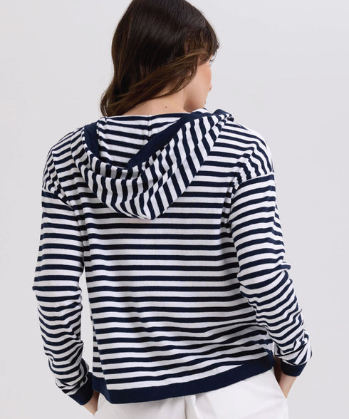 LD+C Multi Stripe Hoodie LC7776 - Marine