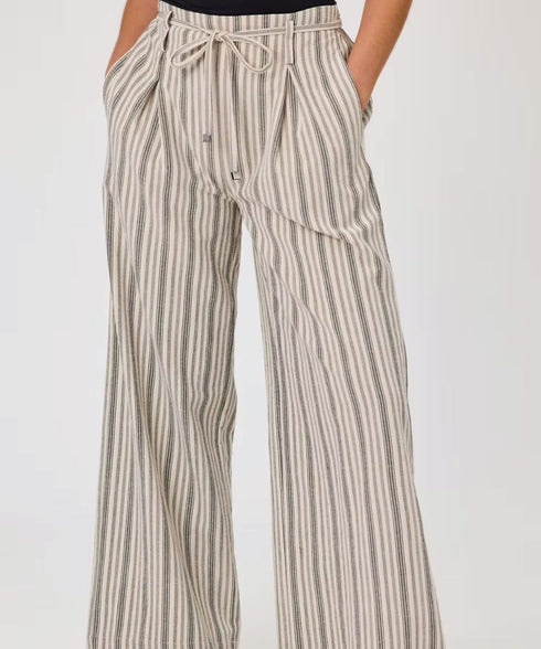 Duo Brooke Striped Pant - Natural Stripe