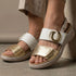 Suave Elate Summer Sandal - White Multi