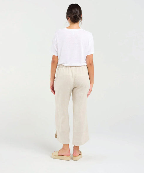 Black Stone Arabella Petal Hem Pant - Summer Sand