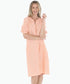 Jump Button Neck Dress - Sunset
