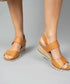 Le Sansa Evitia Wedge Sandal - Tan