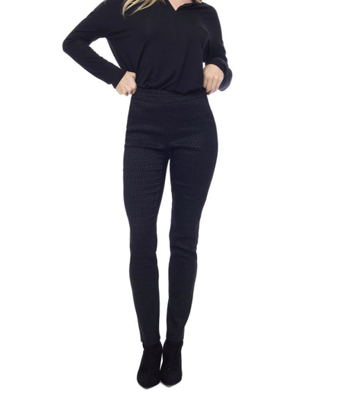 Up Twinkle Techno Full Length Pant - Black Twinkle