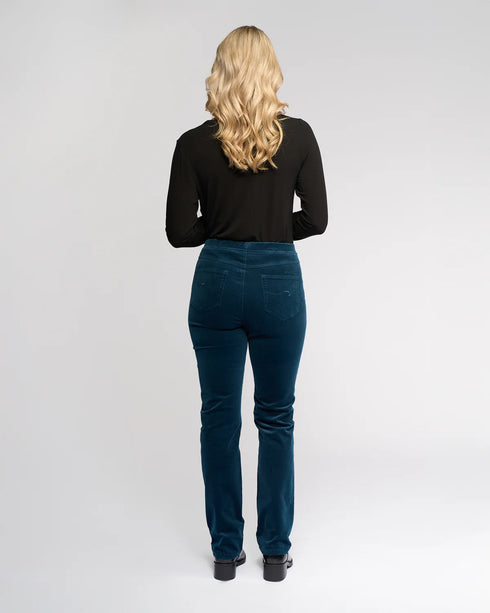 Vassalli Bay Cord Pull On 234M - Petrol