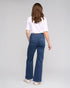 Vassalli Wide Leg Full Length Peace Jean (5015) - Indigo