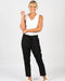 Vassalli Marble Relaxed leg Pant - Black
