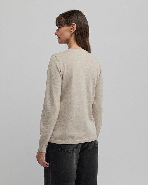 Yarra Trail Villa Knit Merino - Almond