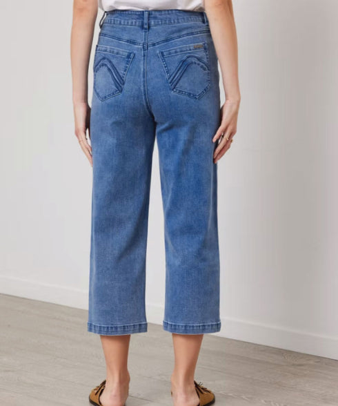 Duo Wide Leg Jeans - light Blue