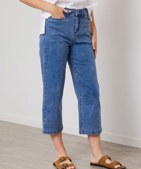 Duo Wide Leg Jeans - light Blue