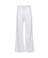 Vassalli Wide Leg Full Length Jeans - White