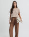 Yarra Trail Lona Tee - Clay/Ecru
