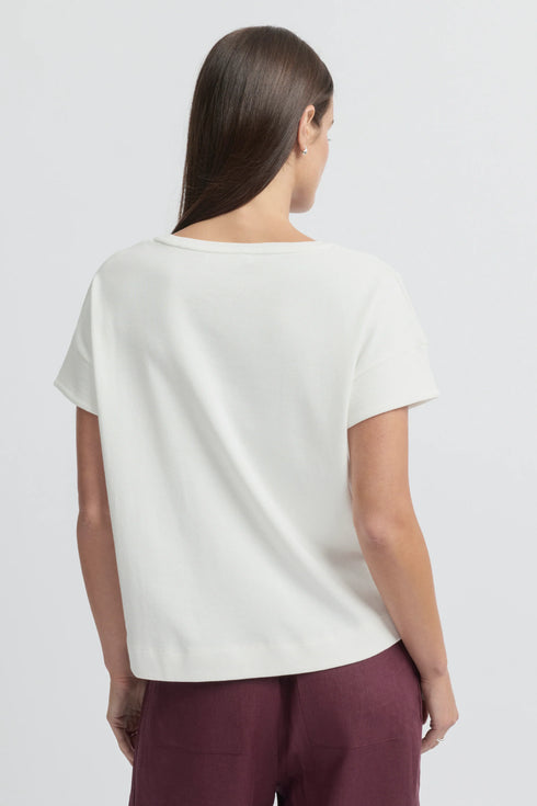 Yarra Trail Solitude Tee - Ecru
