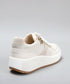 Mintiz Dina Zip and Lace Sneaker - Cream/ Beige
