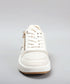 Mintiz Dina Zip and Lace Sneaker - Cream/ Beige