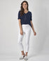 7/8 Skinny Leg  Pull on Pant Navy 271LW