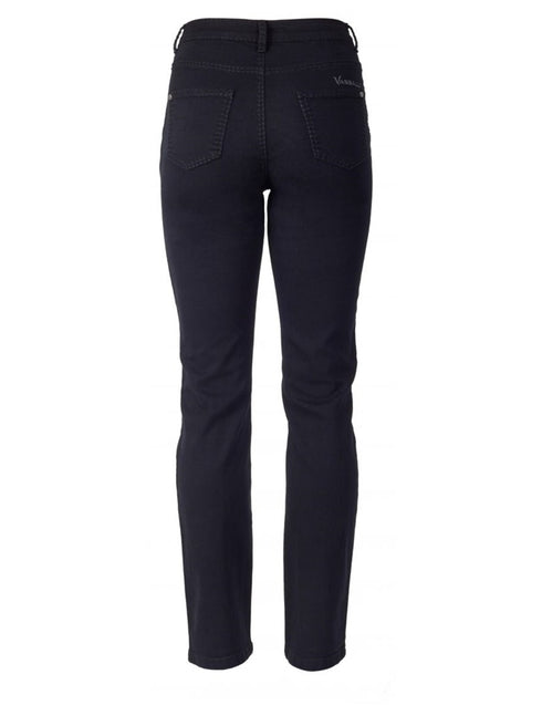 Vassalli Heavy top Stitch Slim Leg Jean 5719 - Black