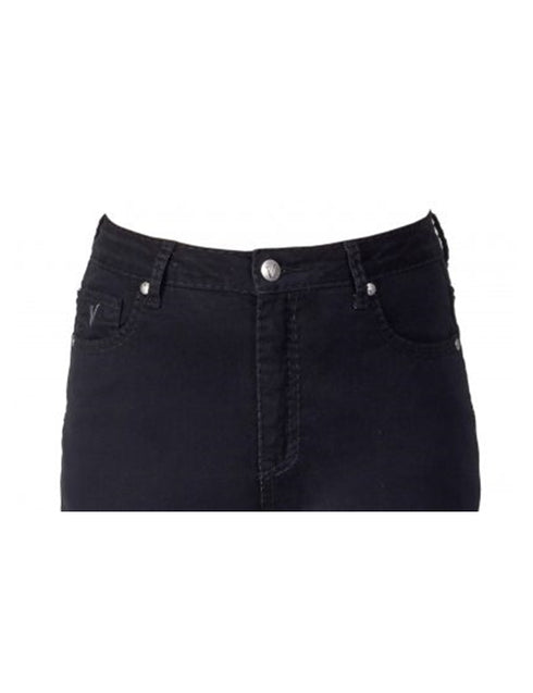 Vassalli Heavy top Stitch Slim Leg Jean 5719 - Black