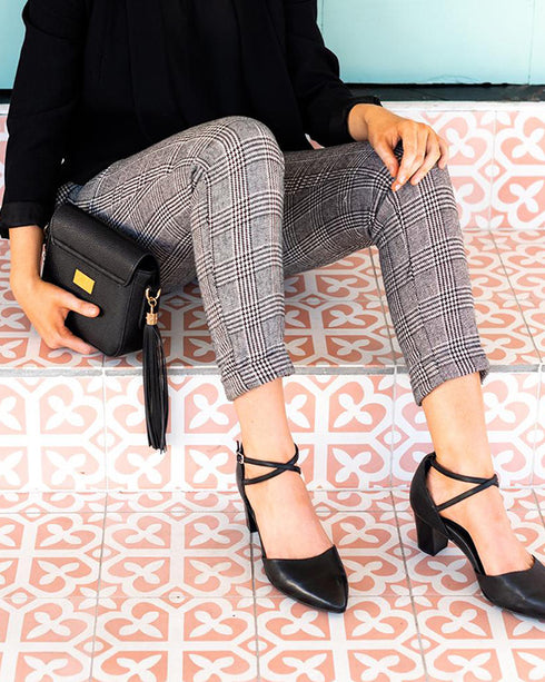 Tessa Mid Heel Frankie 4 Black