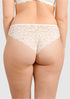 Sans Complexe Ariane Lace Brazilian Cut Brief - Ivory