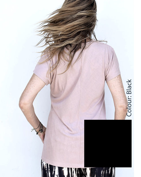 Adine Undone India Undone Tee - Black