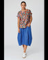 Black Stone Skirt- Riviera Blue