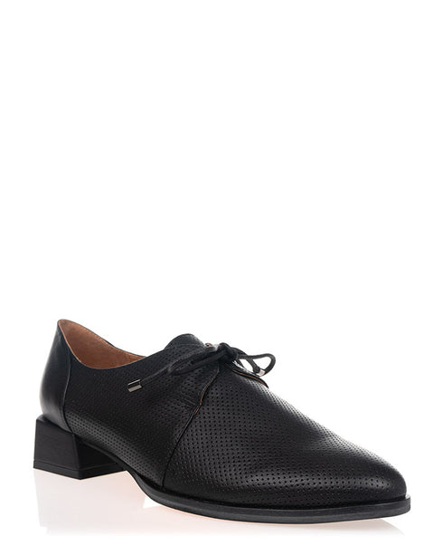 Belle Scarpe Resits Lace up Shoe - Black