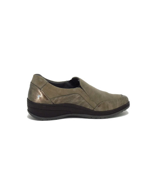 Suave Biarritz Slip on Leather Shoe - Cloudy Combo