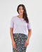 Boat Neck Top Vassalli Lilac