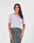Boat Neck Top Vassalli Lilac