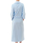 Givoni Mid Length Button Dressing Gown- Sky