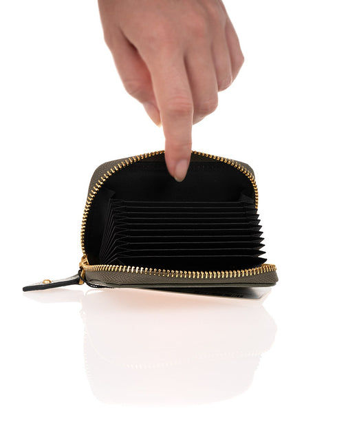 Campbell & Co Amber Card Wallet Black