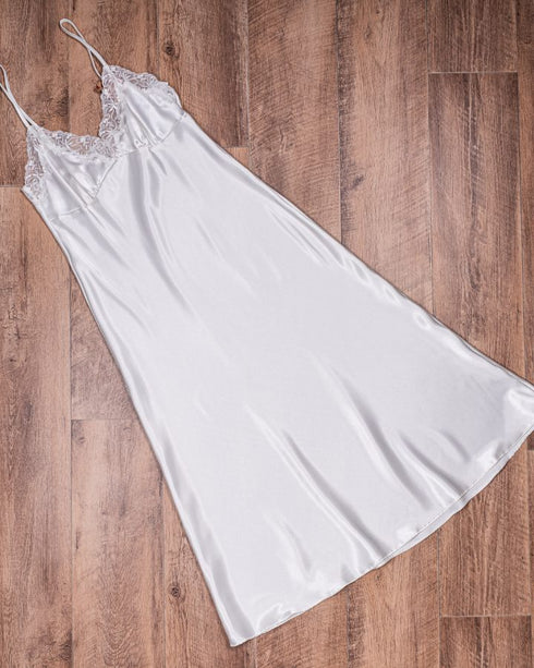 Essence Mid Length Baby Doll with Embroidery Cream