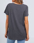 Elm Falling Stars cotton Tee - Charcoal