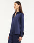 Ginia Isla Silk Shirt - Midnight