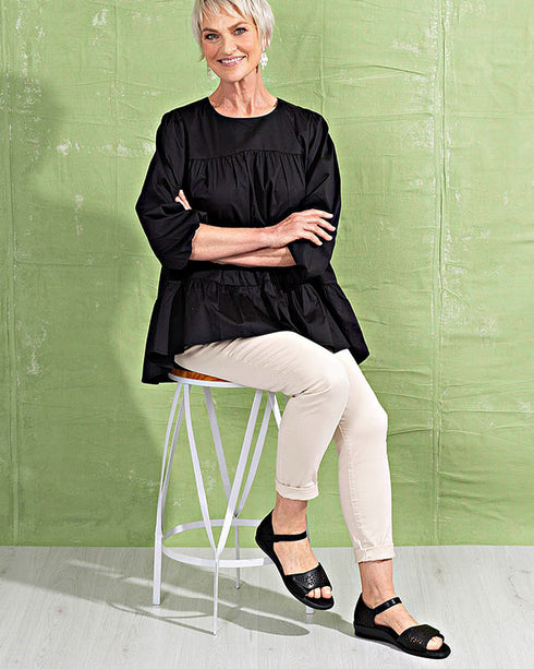 Klouds Tanya Sandal Black