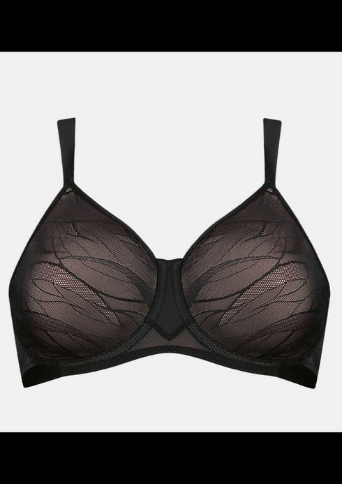 Triumph Airy Sensation W01 Minimiser Bra - Black