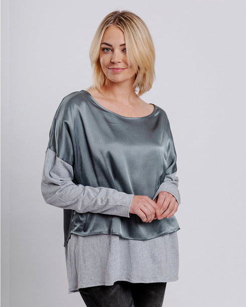 Moss Trixie Top - Grey