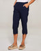 Newport Court 3/4 Cotton Pants - Ink