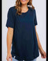 Elm Cindy Short Sleeve Tee- Navy