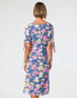 Democracy Pippa Print Dress- Blue