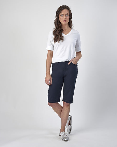 Poplin Short Classic Vassalli H1001P Navy